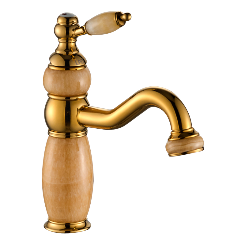 LPD Elite Lavabo Bataryası PVD Gold (Kısa)