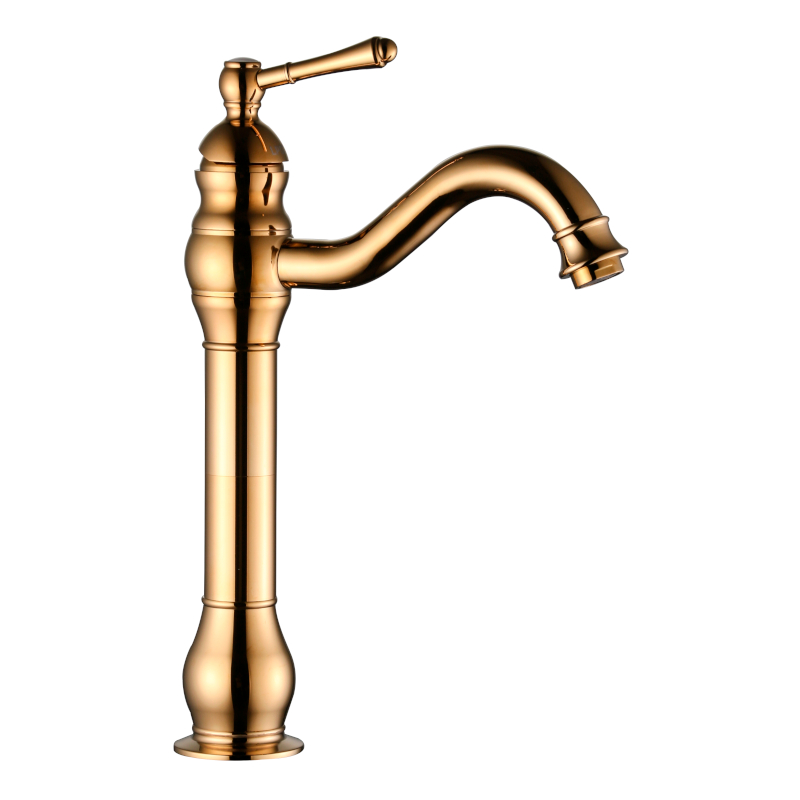 LPD Royal Çanak Lavabo Bataryası PVD GOLD (Uzun)