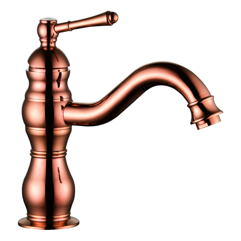 LPD Royal Lavabo Bataryası PVD Rose (Kısa)